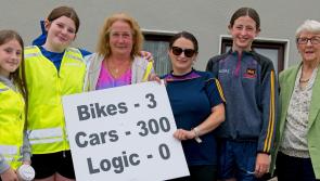 GALLERY: Kildare residents protest at the new cycle lanes R448 Timolin / Moone