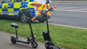 Dundalk Gardai carry out e-scooter clampdown