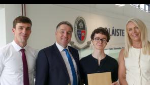 Limerick's BT Young Scientist of the Year winner scores maximum points in Leaving Certificate