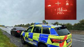 Disqualified motorist arrested after being caught at high speed on M7 in 'hazardous' weather conditions
