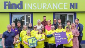 Find Insurance NI backs Foyle Down Syndrome Trust at annual Peace Games