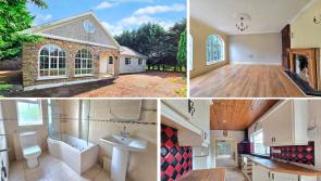 Large home in Offaly in need of work up for auction with attractive guide price