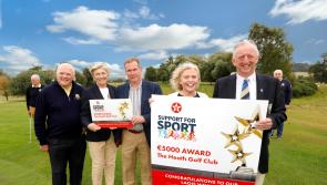 Rugby star hopes grant will help Laois golf club grow a local Shane Lowry 