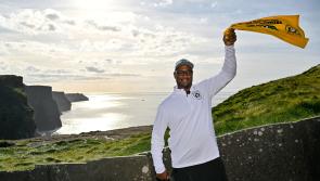 American football star visits Clare tourist attraction ahead of historic Croke Park clash