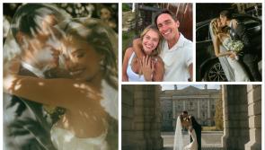 PICTURES: Greg O'Shea shares first snaps of 'intimate, emotional' wedding to model fiancée