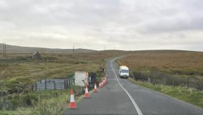 Caution advised as lorry goes off Glenties-Frosses road