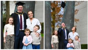 Former Longford  GAA star and local councillor celebrates graduation 