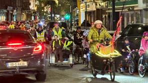 Streets light up for  Dundalk's first ever bike disco