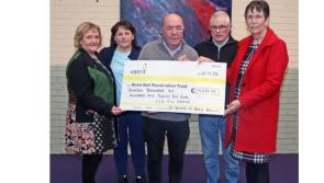 Kevin Bell Repatriation Fund cheque in memory of Barry Breslin