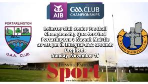 LIVE BLOG: Portarlington travel to Louth to face Naomh Mairtin in Leinster Club Championship