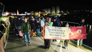 IN PICTURES: Large  numbers attend march across Derry's Peace Bridge to 'Reclaim the Night'