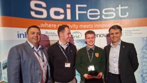 Longford student wins top award for designing medicine dispenser for people with reduced hand mobility
