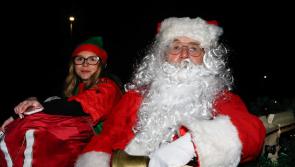 IN PICTURES: Festive magic on Enagh Crescent as Santa switches on Christmas lights