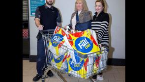 Kildare shoppers raise more than €12,500 for Family Carers Ireland in Lidl Ireland’s annual festive ‘Trolley Dash’ fundraiser
