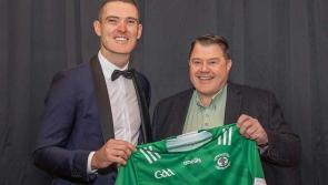 Legendary Dublin footballer Brian Fenton handed gift from west Donegal GAA club