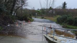 An Garda Sioch&aacute;na offer some advice with flooding apparent in Donegal