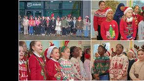 PICTURES |  St Joseph's National School brings some Christmas cheer to Longford's Abbotts