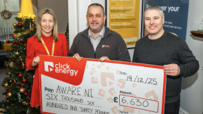 Click Energy raises &pound;6,630 to support mental health in Northern Ireland