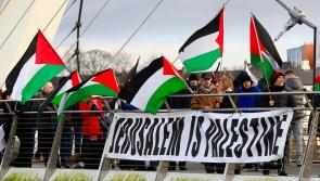 IN PICTURES: Peace Vigil for Palestine held on Derry's Peace Bridge