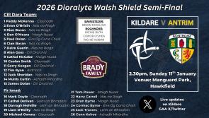 Kildare's team to take on Antrim announced