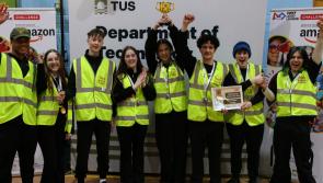 Longford school wins award at the First Lego League tournament 