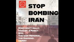 'Emergency vigil' organised at city's War Memorial by Derry Anti-War Coalition