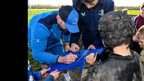 IN PICTURES: Irish rugby royalty leave youngster star-struck at Tipp rugby club recently