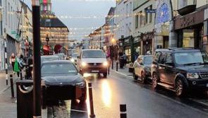 Costly lesson for learner driver in Kilkenny with garland hanging from mirror in car