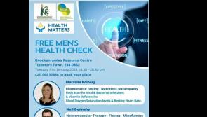 Free health check for men will take place at Knockanrawley Resource Centre 