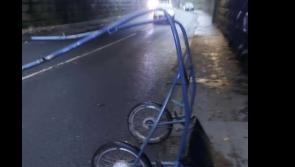 Collision between horse-drawn sulky and car on busy Limerick road