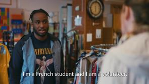 WATCH: 'Volunteering is good for everyone' - says French student in Laois during volunteer week