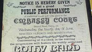 June 1975 . . Derry Civic Week, the  Bothy Band and a 3-day 'lock-in' at the Gweedore