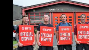 Firefighters in Tipperary go on strike over working hours and pay