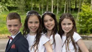 Limerick quads make their Holy Communion in style