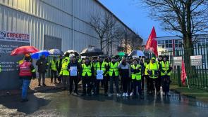 Local UNITE branch back Dundalk Cargotec workers strike