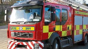 Emergency services deal with car fire near Manor roundabout 