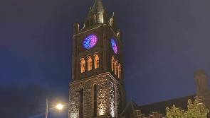 Derry public buildings lit for Baby Loss Awareness Week