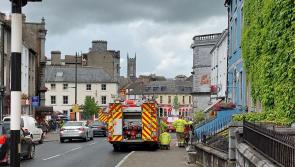 Pictures: Businesses and road damaged by flash floods in Kilkenny City 