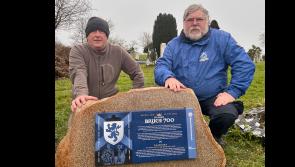 New "Bruce Boulder" donated to Faughart Graveyard