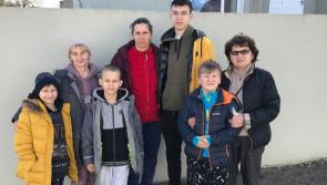 Ukrainians refugees welcomed to Donegal