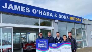 Over £30k raised for Foyle Hospice at charity auction held by James O'Hara and Sons