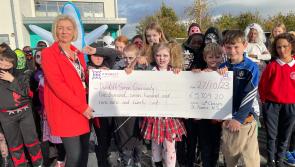 St Francis NS pupils had a sleepout to raise money for Dundalk Simon Community