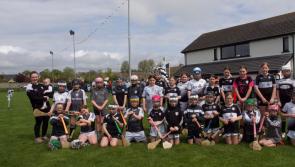  Swan GAA Club's young members played their hearts out at P&aacute;irc na nEala&iacute; opening celebrations 