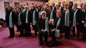 Tipperary's Belle Voci choir presents Christmas concert cheque to CARE Cancer Support Centre