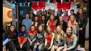 Great excitement at one camogie club as AFL star presents medals to juvenile players
