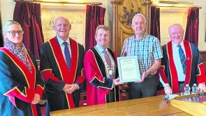 Mayoral Reception to Rosegreen Tidy Village Group in Clonmel Town Hall  