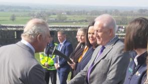Peace advocate Martin Quinn meets Prince Charles and the Duchess of Cornwall at the Rock of Cashel 
