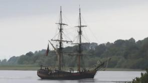 Phoenix tall ship sails into Derry to join the Foyle Maritime Festival party