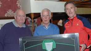 Patsy Connolly's retirement acknowledged at the 2022 Louth Referees Awards 