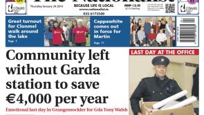 YESTERYEARS: Fire at well known Clonmel pub; Grangemockler Garda Station closes